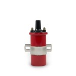 CHEVY FORD HOT ROD IGNITION COIL NEW TYPE "CLASSIC CANISTER" REPLACEMENT HIGH SPARK COIL - RED